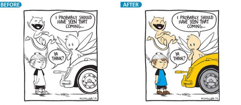 Comics colorization