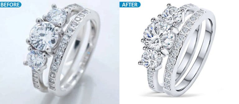 High-end jewelry retouching service