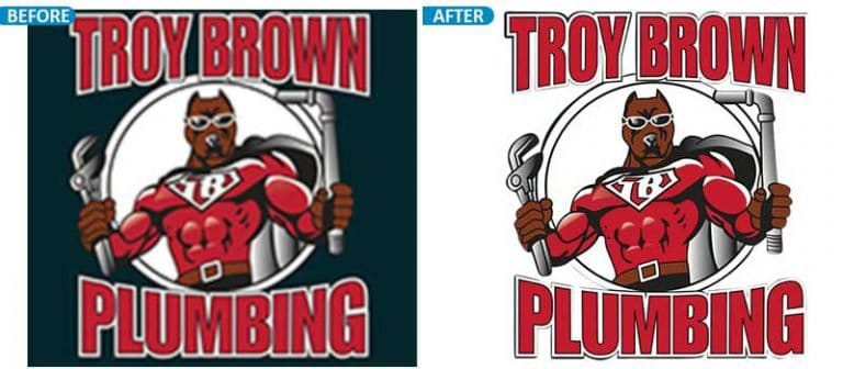 Raster to vector conversion service