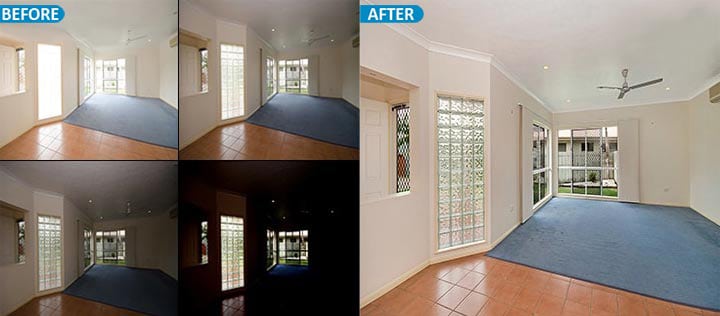 real estate photo blending services